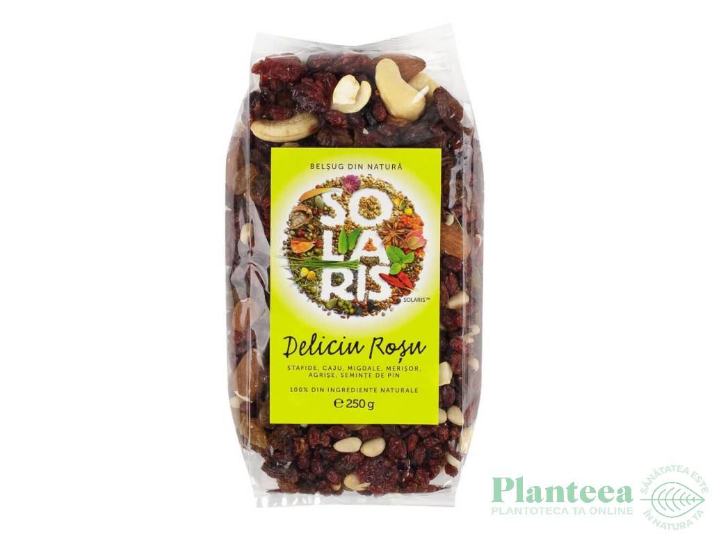 Mix fructe Deliciu rosu 250g - SOLARIS