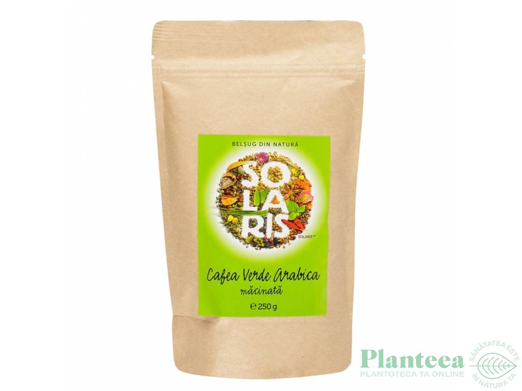 Cafea verde arabica macinata 250g - SOLARIS