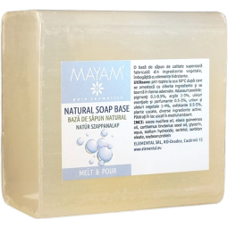 Baza de sapun solid transparent 465g - ELLEMENTAL