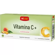 Vitamina C+ piersica 20cp - BIOLAND
