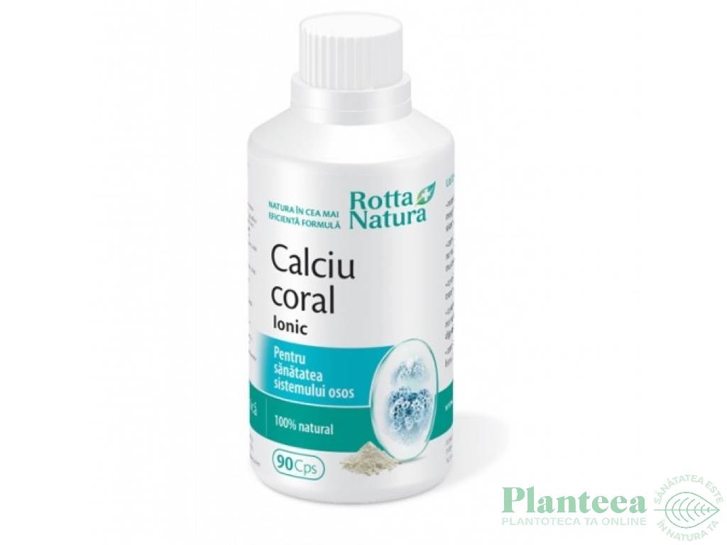 Calciu coral ionic 90cps - ROTTA NATURA