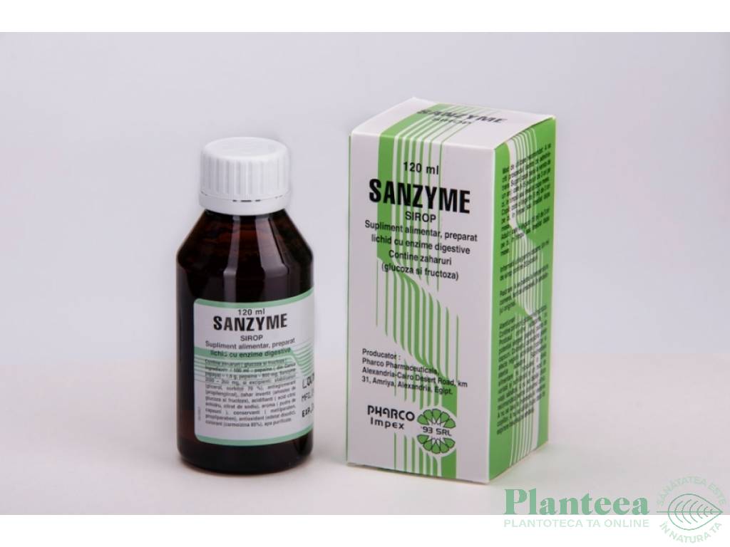 Sirop sanzyme 120ml - PHARCO