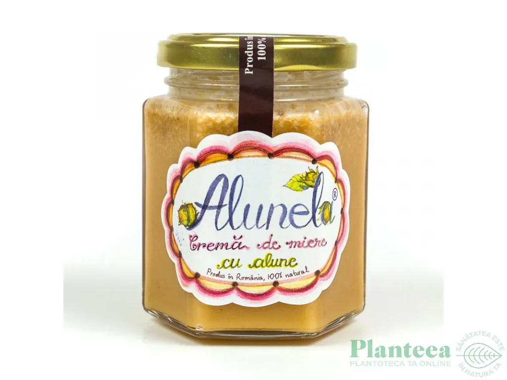 Miere cu crema alune Alunela 200g - PRISACA
