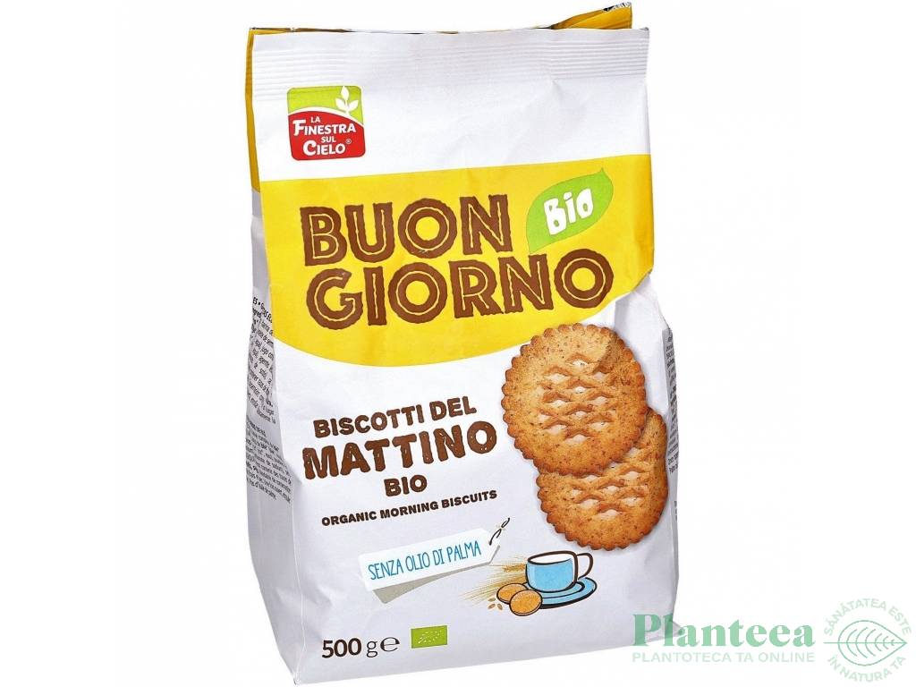 Biscuiti BuongiornoBio dimineata eco 500g - LA FINESTRA SUL CIELO