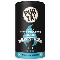 Pulbere shake proteic raw vegan High Protein ciocolata eco 550g - PUR YA