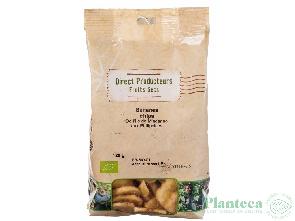 Banane uscate rondele Filipine eco 125g - BIOTHEMIS