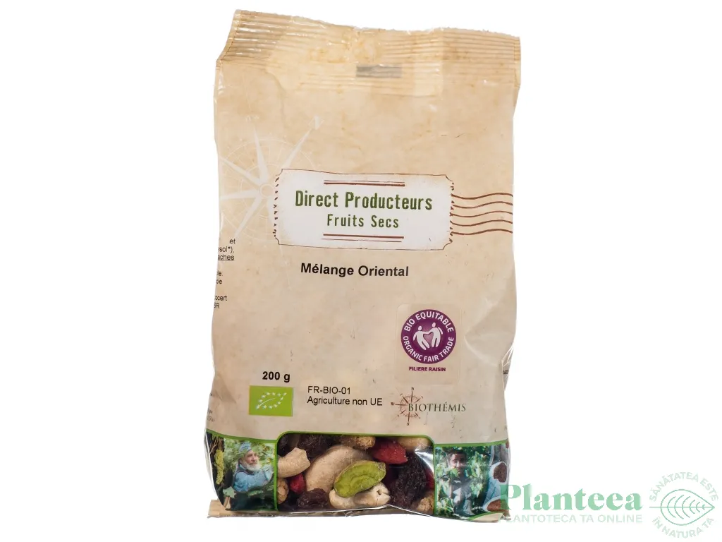 Mix fructe uscate Oriental eco 200g - BIOTHEMIS