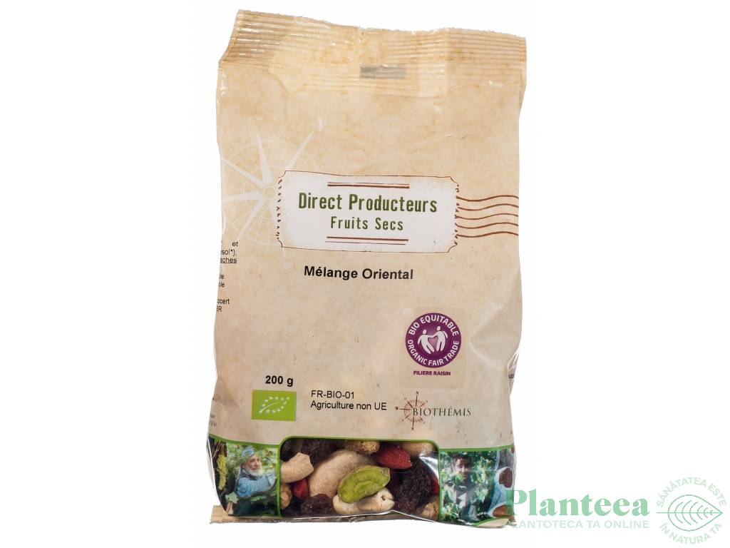 Mix fructe uscate Oriental eco 200g - BIOTHEMIS