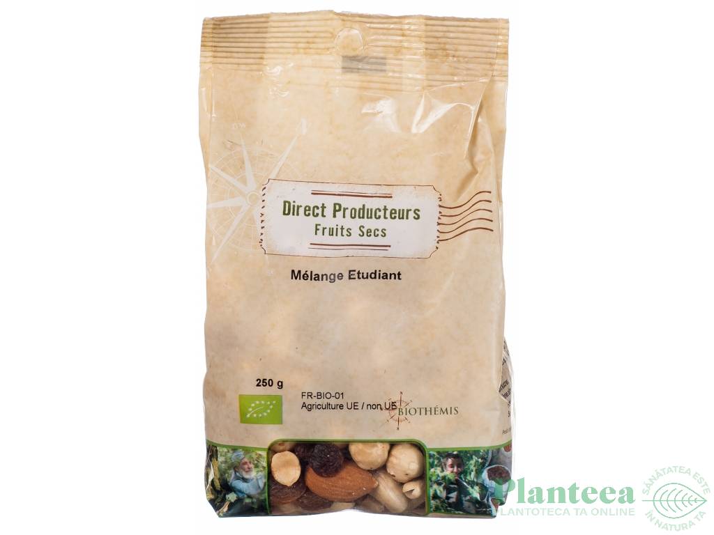 Mix fructe nuci uscate eco 250g - BIOTHEMIS