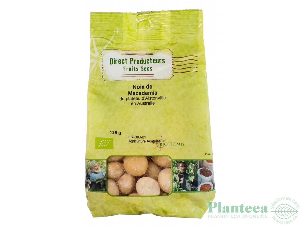 Macadamia crud eco 125g - BIOTHEMIS