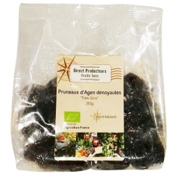 Prune uscate fara samburi eco 250g - BIOTHEMIS