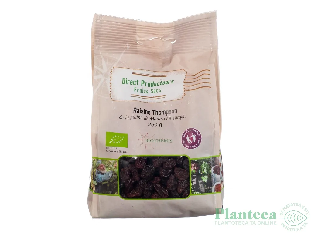 Stafide sultanine Thompson bio 250g - BIOTHEMIS
