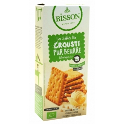 Biscuiti crocanti unt pur eco 110g - BISSON