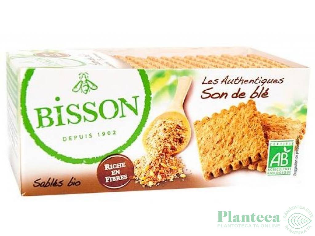 Biscuiti tarate grau eco 190g - BISSON