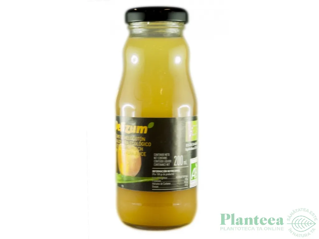 Suc piersica aloe vera eco 200ml - DELIZUM