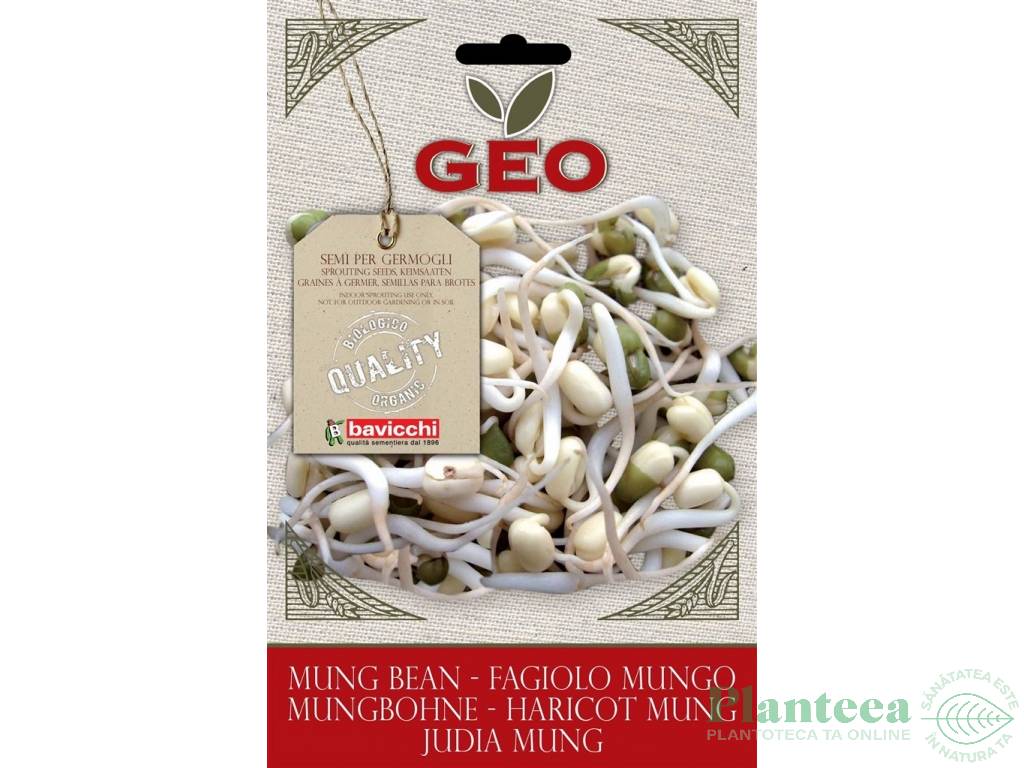 Seminte fasole mung pt germinat eco 500g - IDENAT