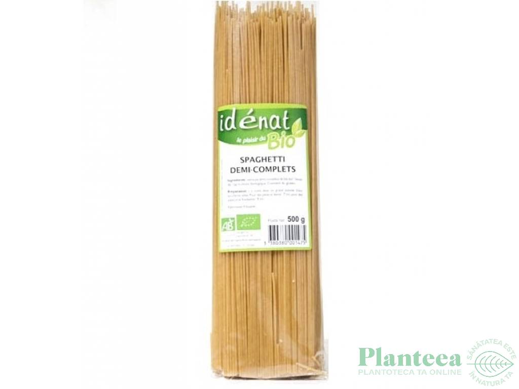 Paste spaghete grau semiintegral eco 500g - IDENAT