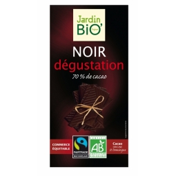 Ciocolata neagra 70%cacao degustation eco 100g - JARDIN BIO