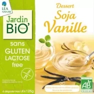 Desert crema soia vanilie eco 4x125g - JARDIN BIO