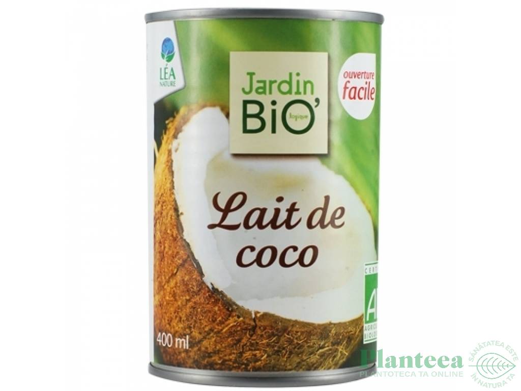 Lapte cocos eco 400ml - JARDIN BIO