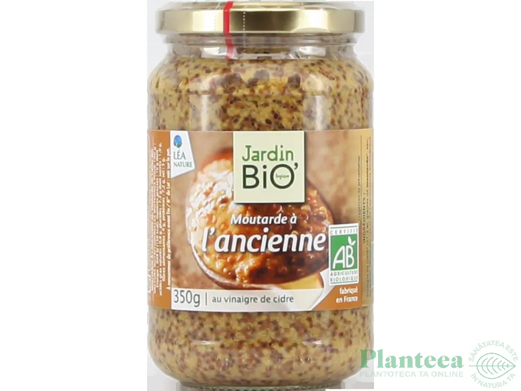 Mustar traditional otet cidru eco 350g - JARDIN BIO