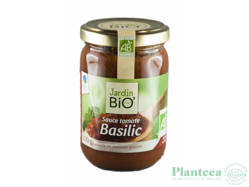 Sos tomat busuioc eco 200g - JARDIN BIO