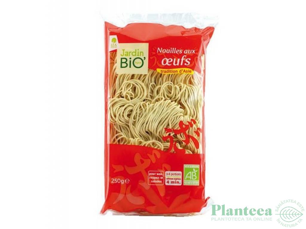 Paste taitei grau chinezesti cu ou eco 250g - JARDIN BIO