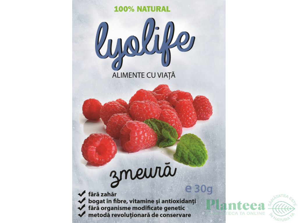 Zmeura liofilizata 30g - LYOLIFE