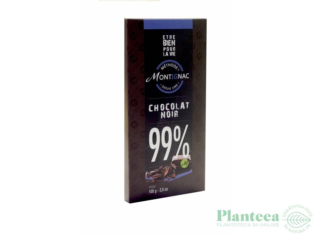 Ciocolata neagra 99%cacao eco 100g - MONTIGNAC