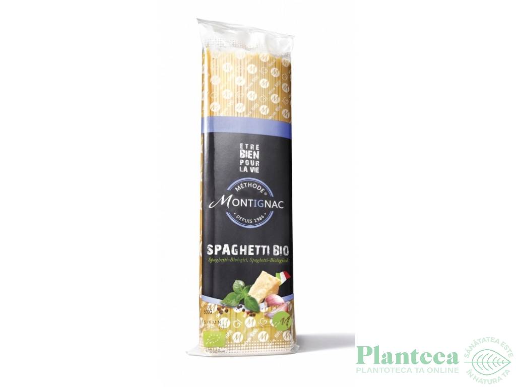 Paste spaghete grau integral seminte in 500g - MONTIGNAC