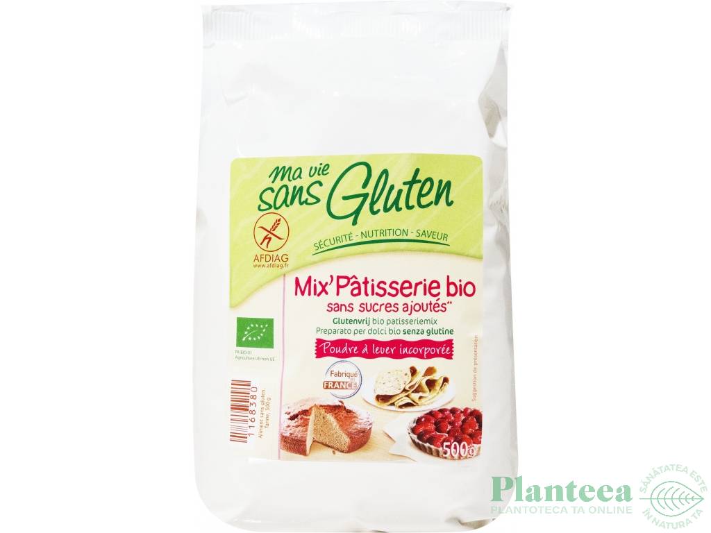 Premix patiserie fara gluten fara zahar eco 500g - MA VIE SANS GLUTEN