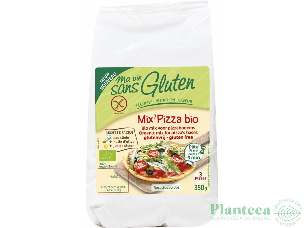 Premix blat pizza fara gluten eco 350g - MA VIE SANS GLUTEN