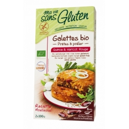 Burgeri fasole rosie quinoa eco 2x100g - MA VIE SANS GLUTEN