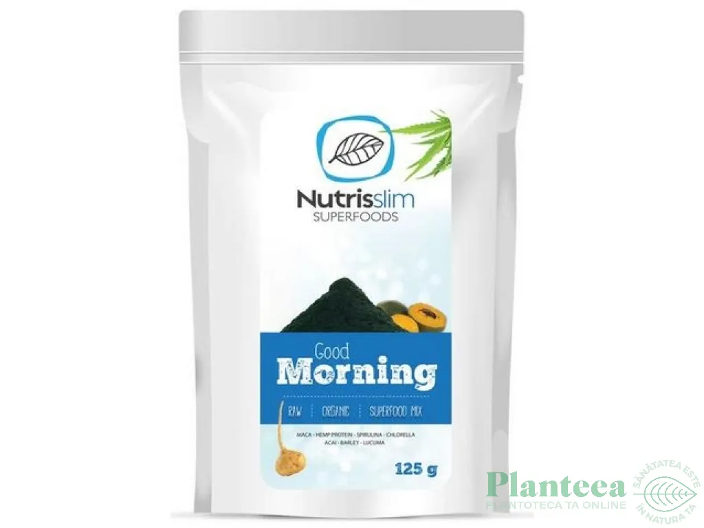 Pulbere mix raw vegan Good Morning eco 125g - NUTRISSLIM
