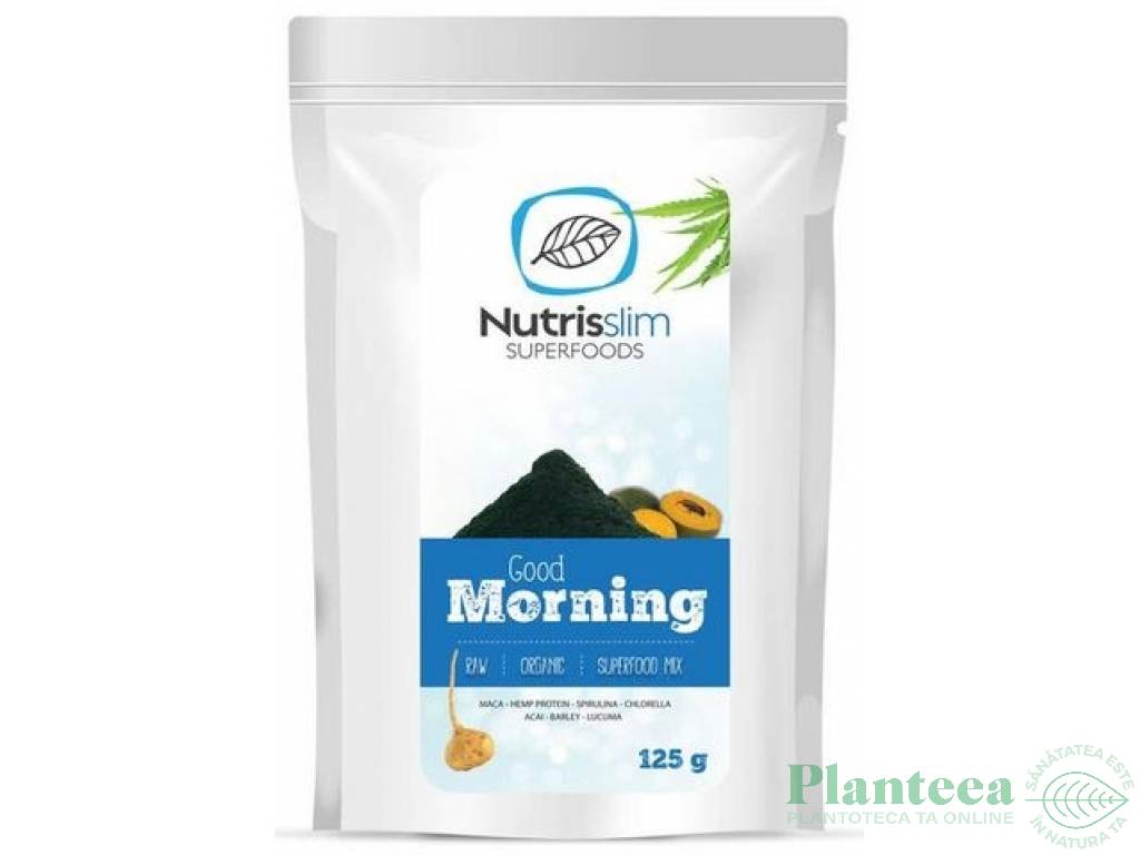 Pulbere mix raw vegan Good Morning eco 125g - NUTRISSLIM