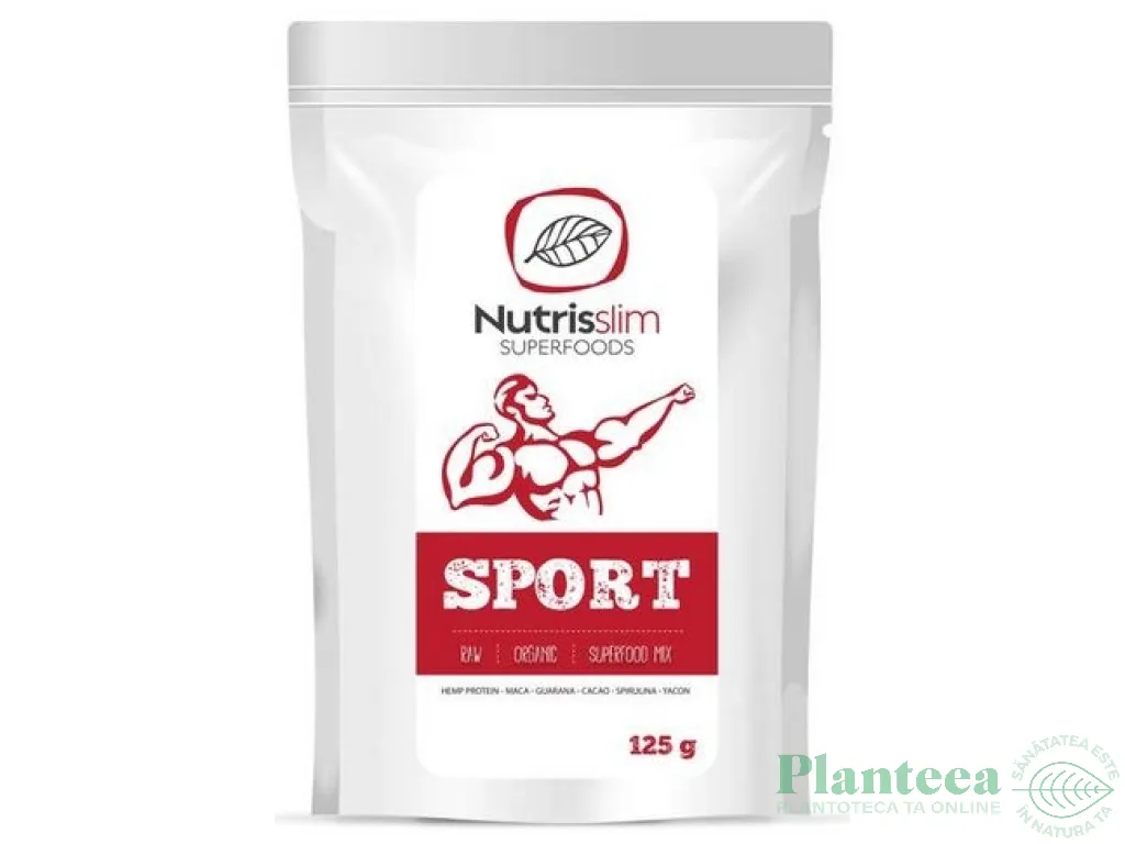 Pulbere mix raw vegan Sport  125g - NUTRISSLIM