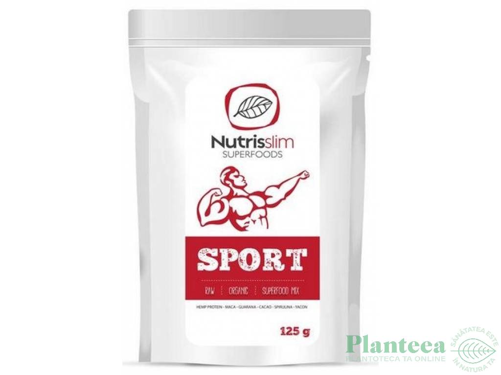 Pulbere mix raw vegan Sport  125g - NUTRISSLIM