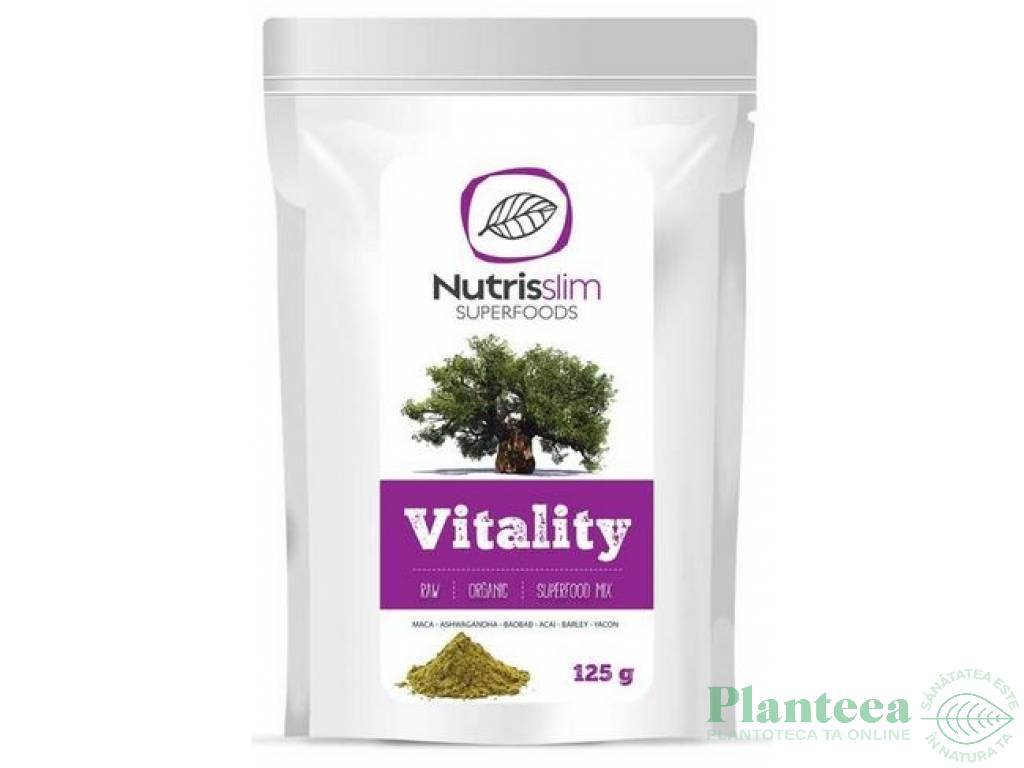 Pulbere mix raw vegan Vitality eco 125g - NUTRISSLIM