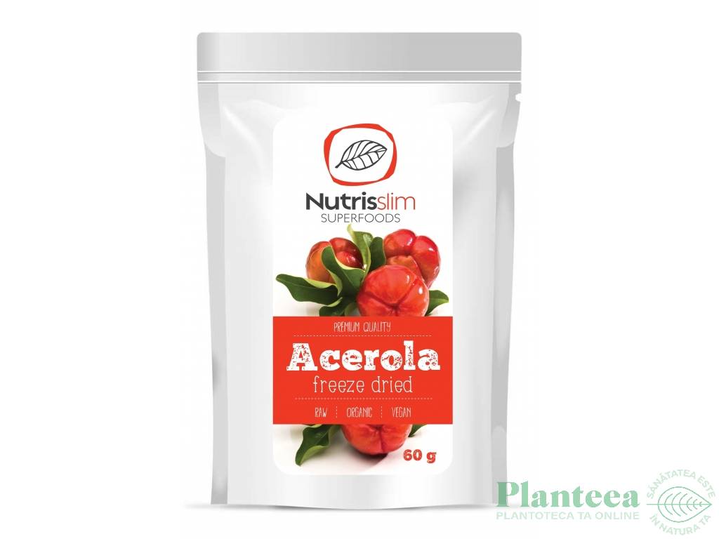 Pulbere acerola eco 60g - NUTRISSLIM