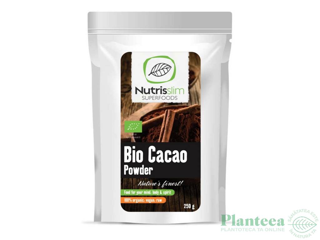 Cacao pulbere eco 250g - NUTRISSLIM