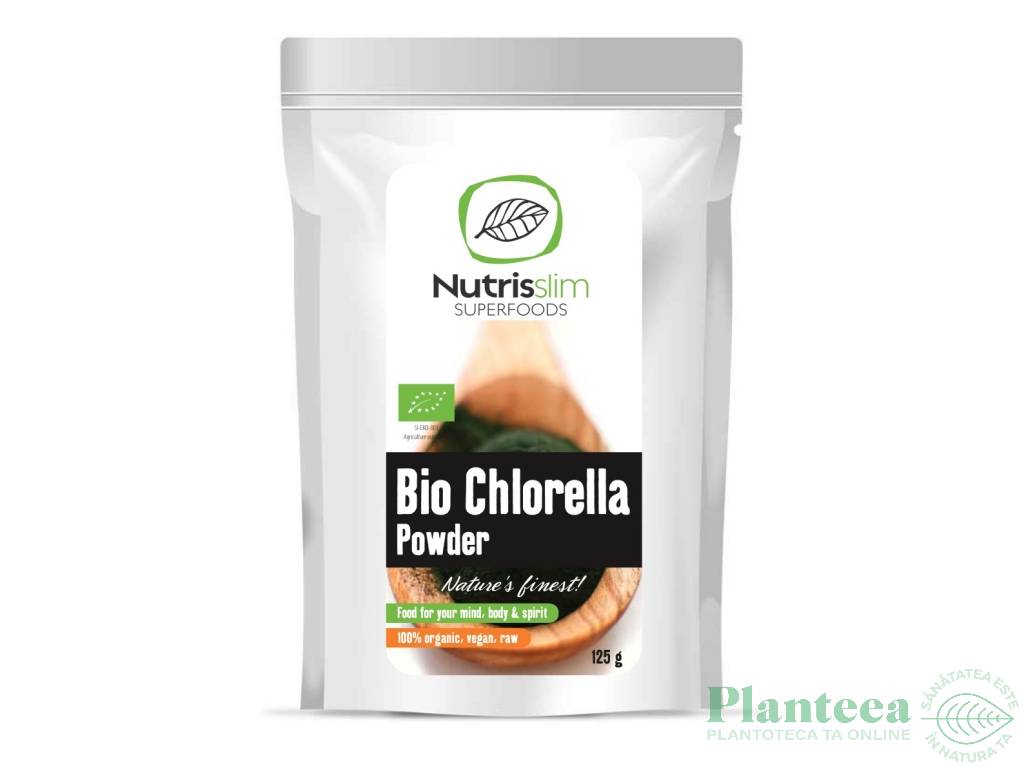 Pulbere chlorella eco 125g - NUTRISSLIM