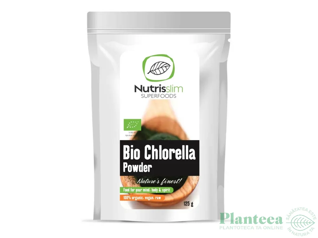 Pulbere chlorella eco 125g - NUTRISSLIM