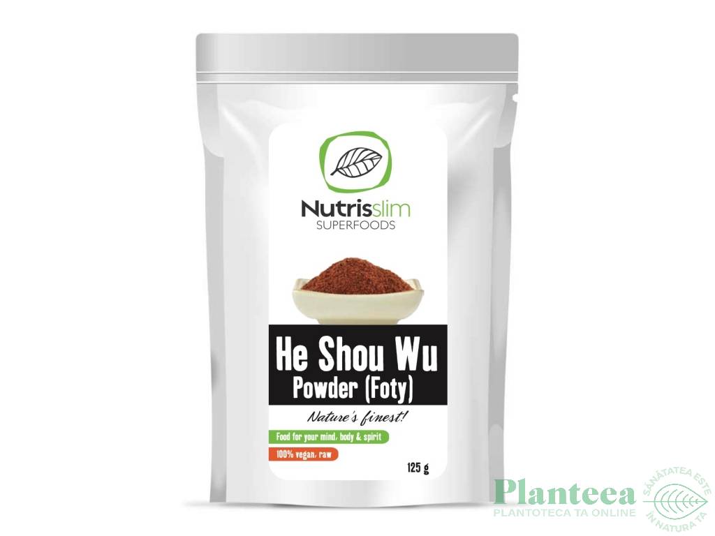 Pulbere fo ti [he shou wu] eco 125g - NUTRISSLIM