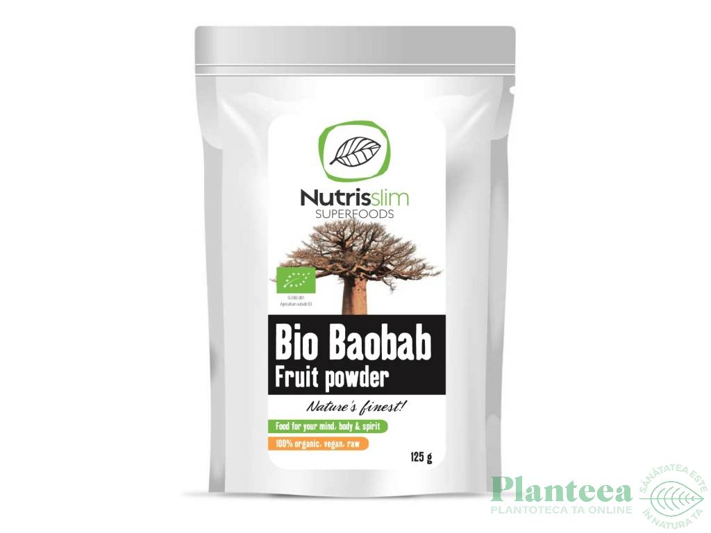 Pulbere baobab eco 125g - NUTRISSLIM