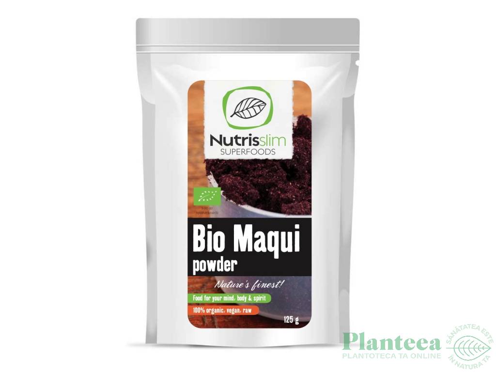 Pulbere maqui raw organic 125g - NUTRISSLIM