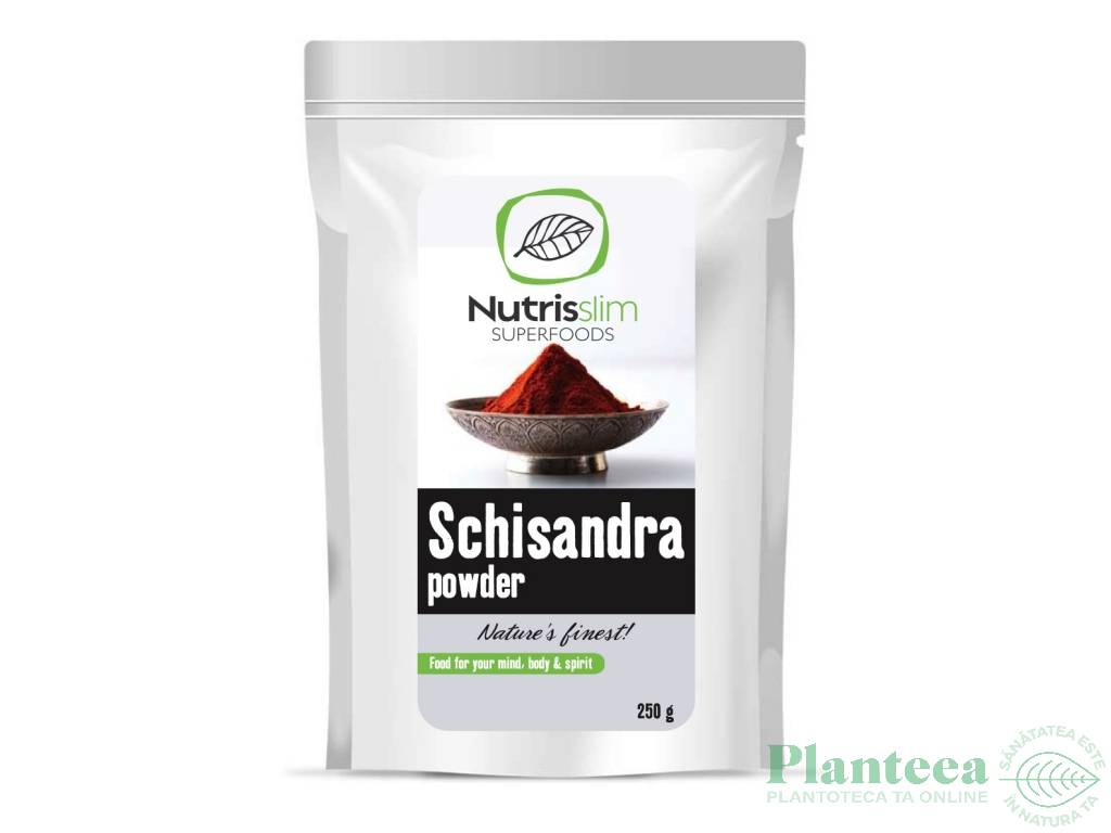 Pulbere schizandra eco 250g - NUTRISSLIM