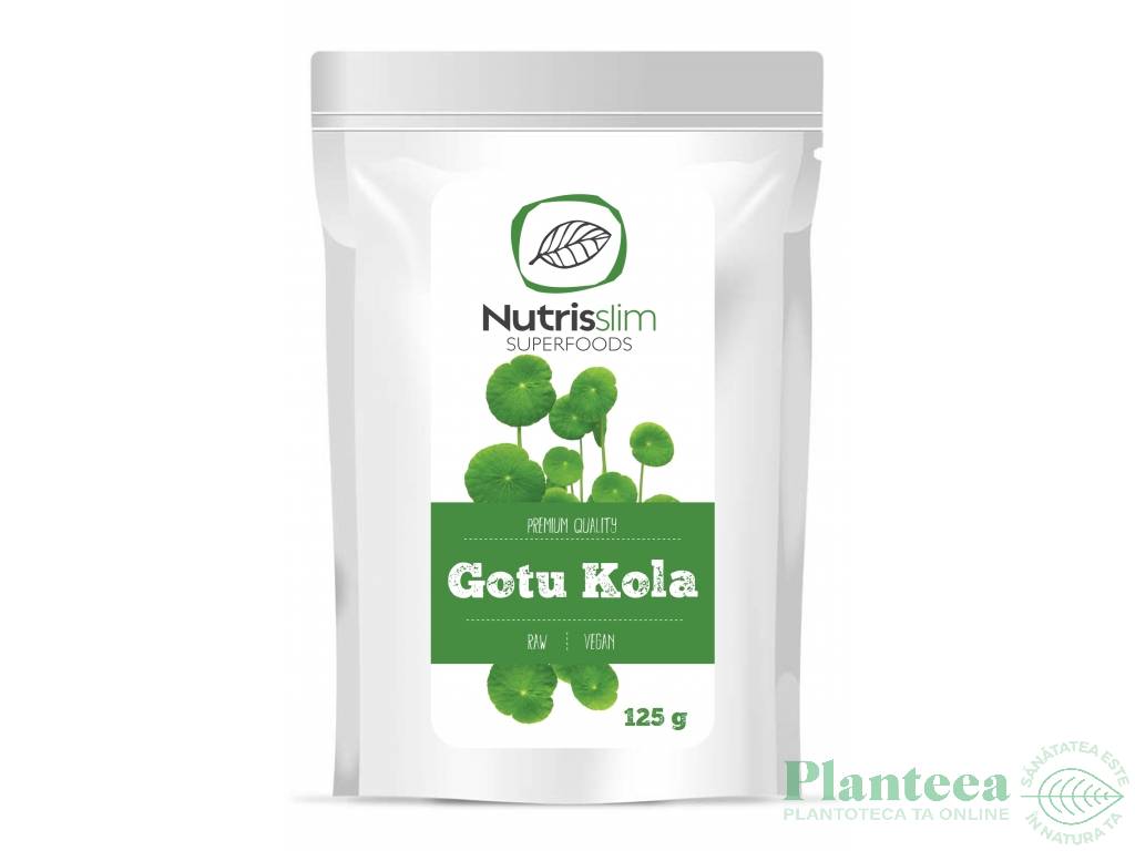 Pulbere gotu kola eco 125g - NUTRISSLIM