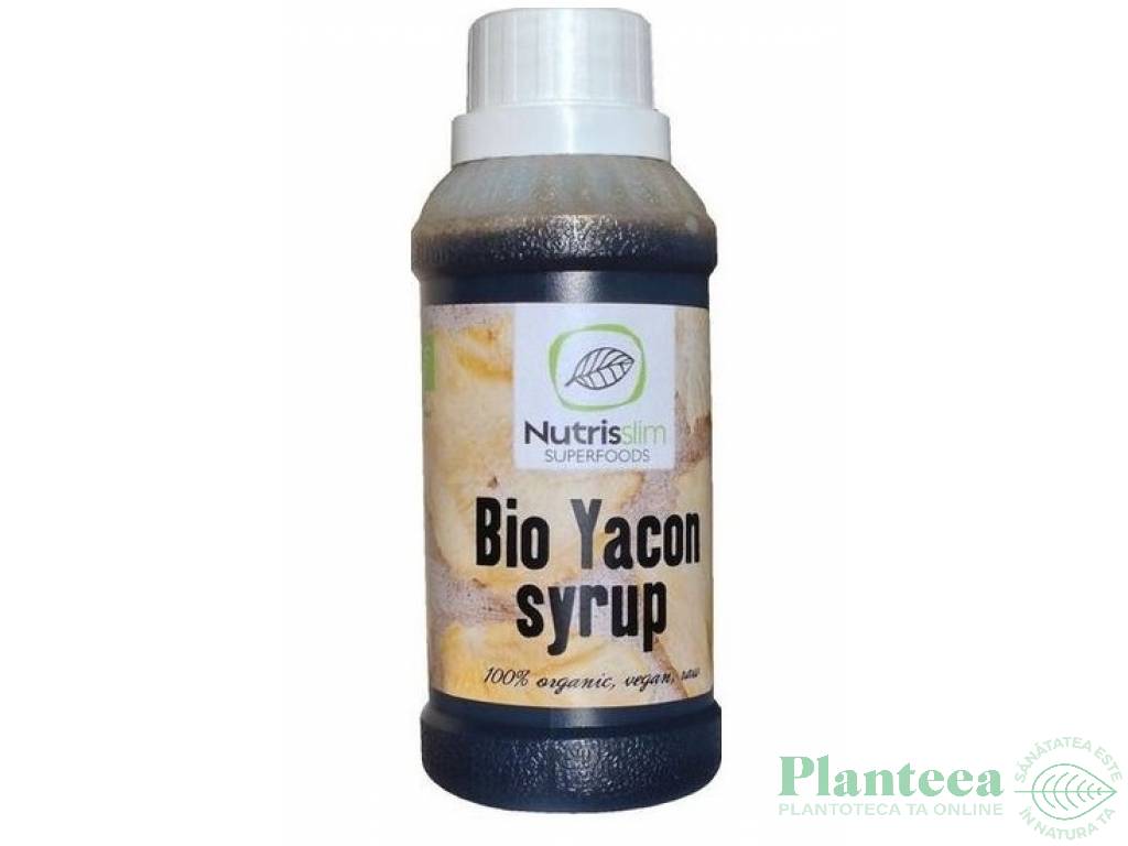 Sirop yacon indulcitor raw bio 250ml - NUTRISSLIM