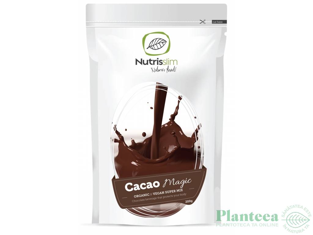 Pulbere mix vegan Magic cacao eco 200g - NUTRISSLIM