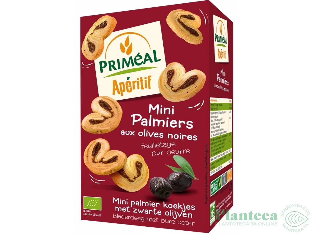 Mini palmieri masline negre eco 60g - PRIMEAL